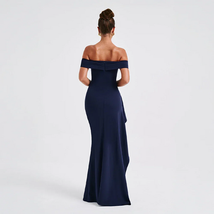 Élodira – Off Shoulder Maxi Dress With Split 7