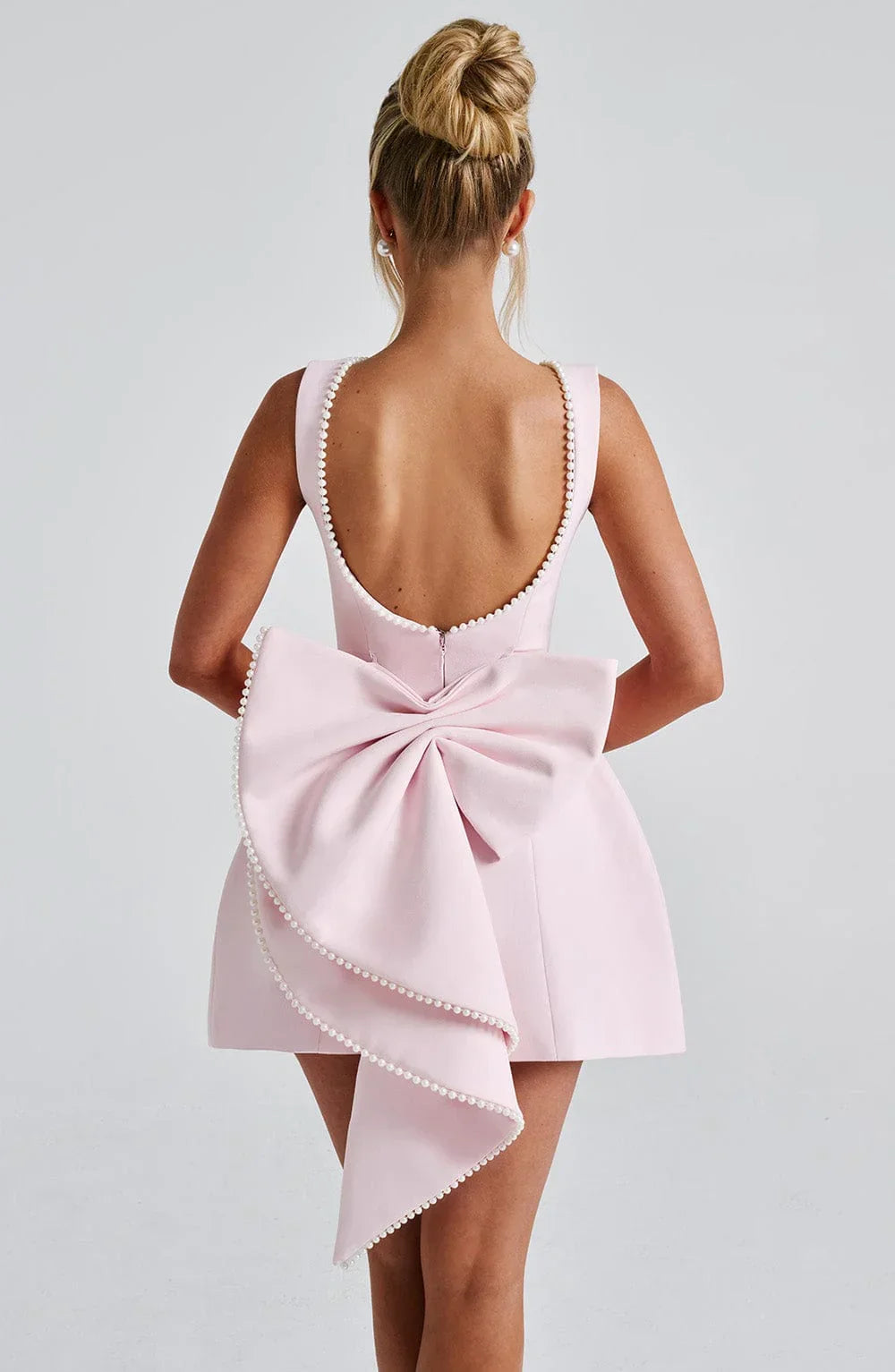 Elowyn – Back Bow Short Dress 4
