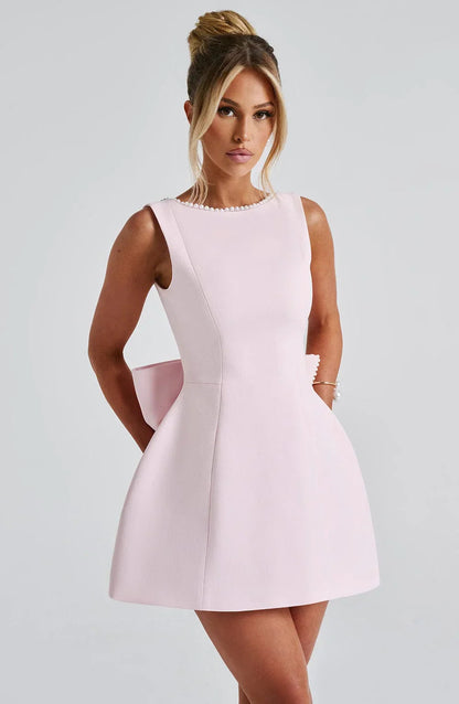 Elowyn – Back Bow Short Dress 6
