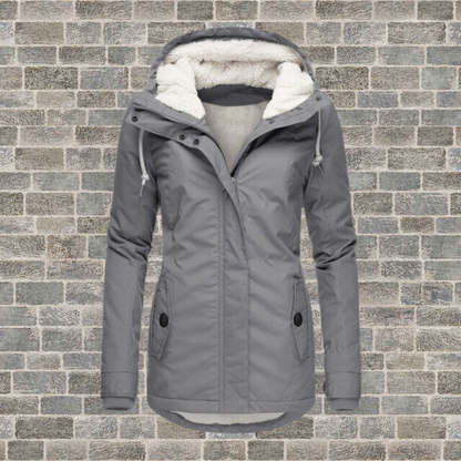 Women's Winter Coat | Hooded & Double Fastening 1