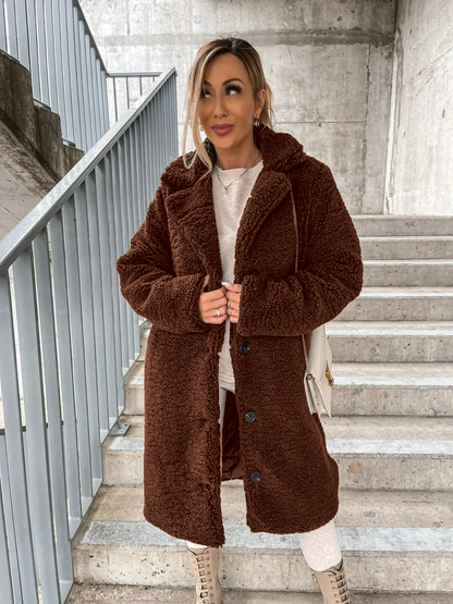 Emma - Soft Velvet Trench Coat for All Occasions