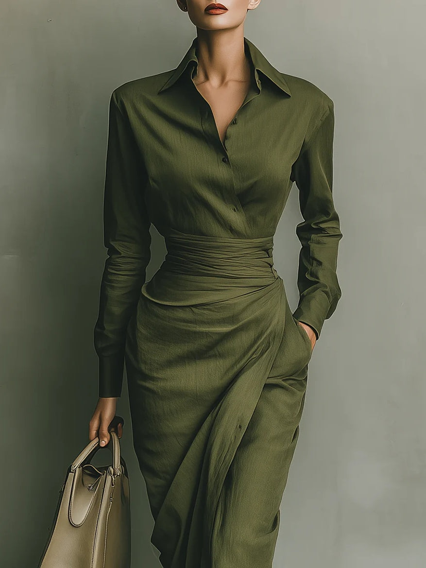 Eva | Cotton Blended Maxi Dress 1