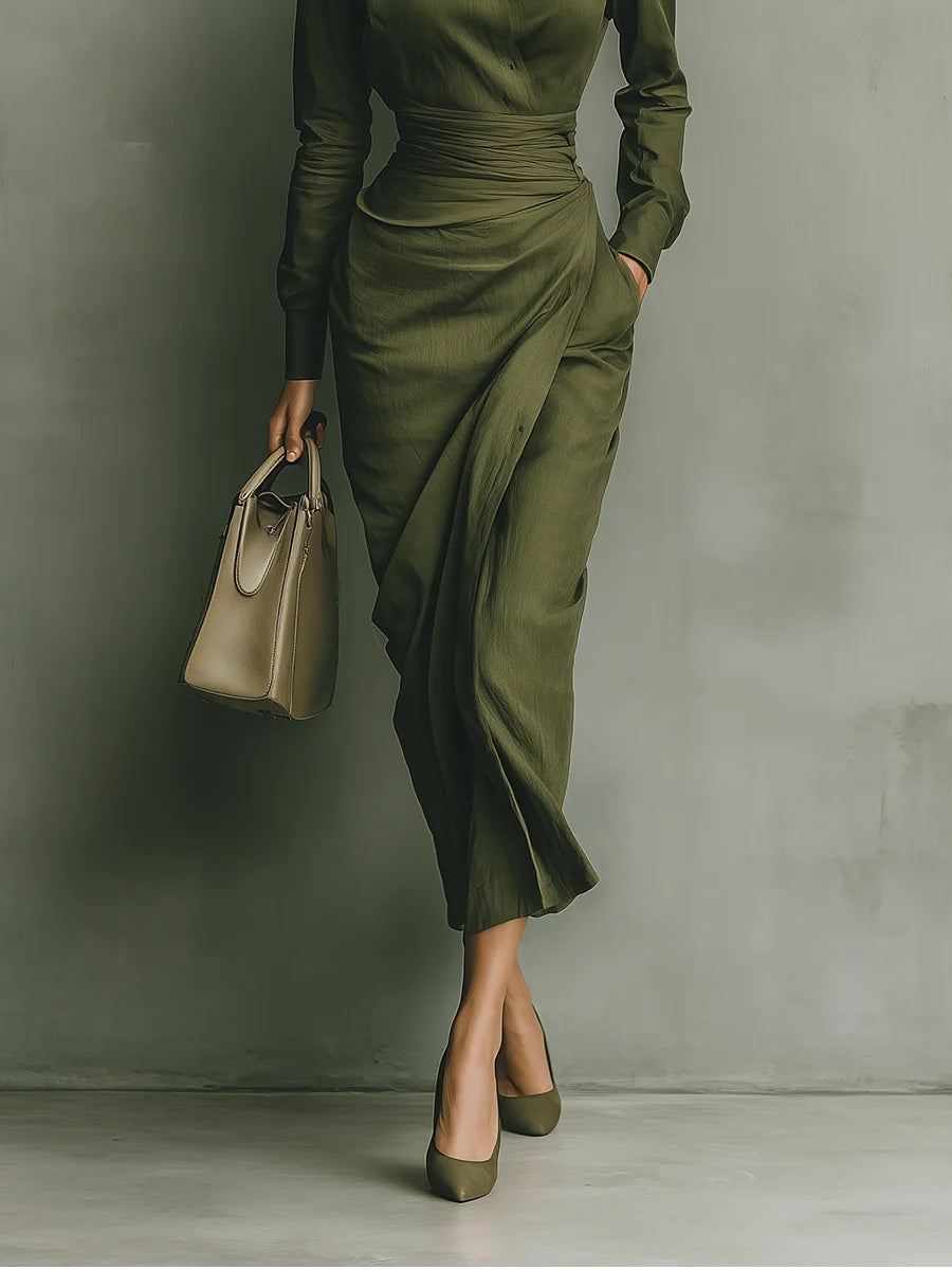 Eva | Cotton Blended Maxi Dress 2