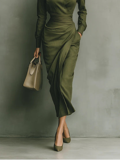 Eva | Cotton Blended Maxi Dress 2