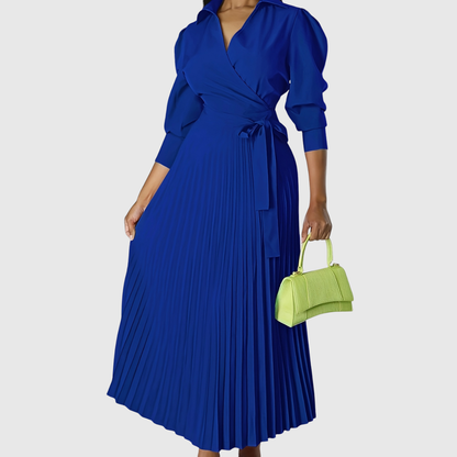 Evelina | Soft Pleated Midi Dress 3
