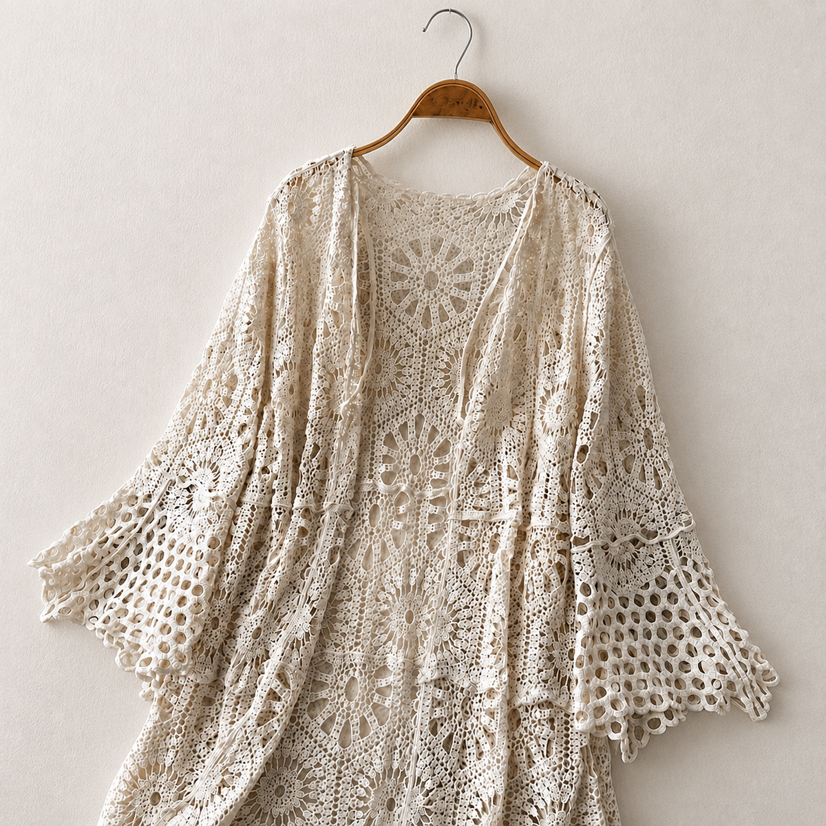 Women's Crochet Cardigan | Handcrafted & Duster Length 2