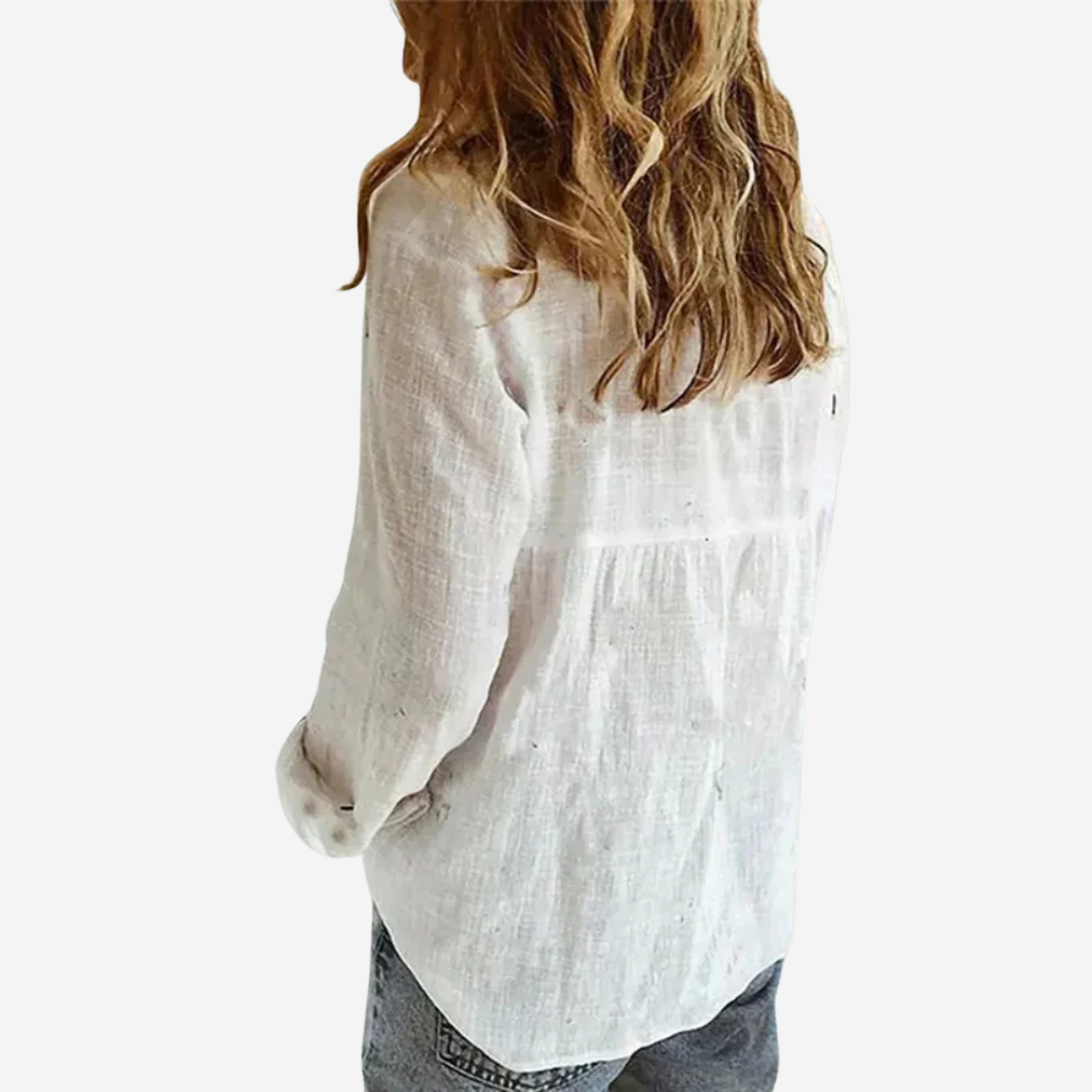 Femke – Linen Blouse for women 2