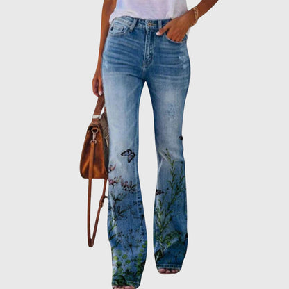Floral Print Trousers for Stylish Occasions