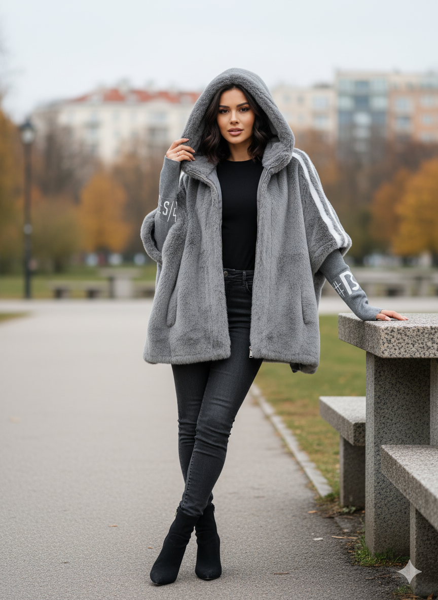 Women's Oversized Coat | Hooded & Warm 13