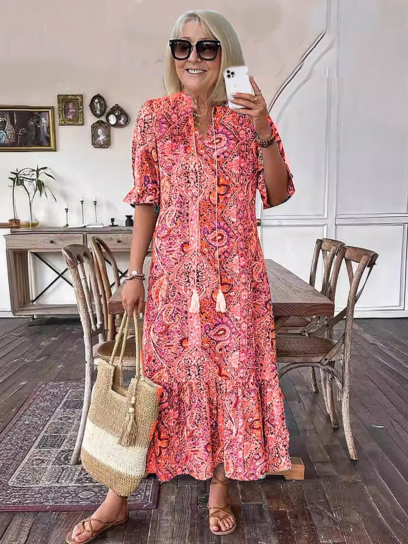 Gene | Boho Chic Maxi Dress for Any Occasion