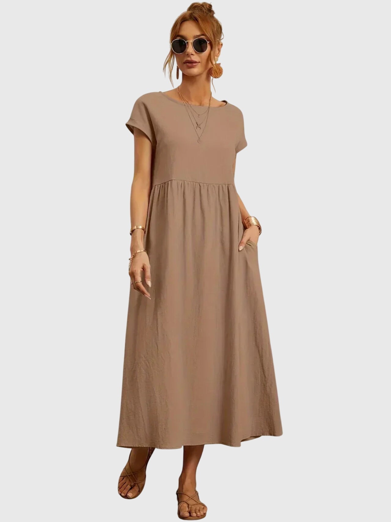 Giselle™ - Chic Pocket Dress for Any Occasion