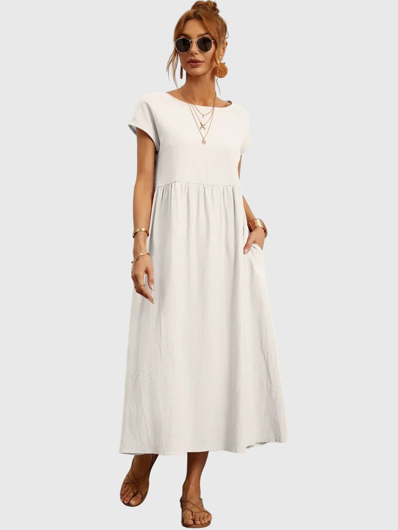 Giselle™ - Chic Pocket Dress for Any Occasion