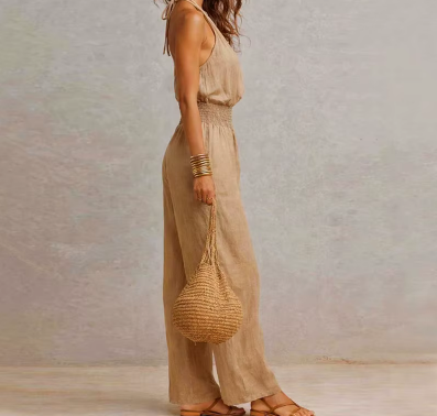 HALTER JUMPSUIT WITH FITTED WAIST 5