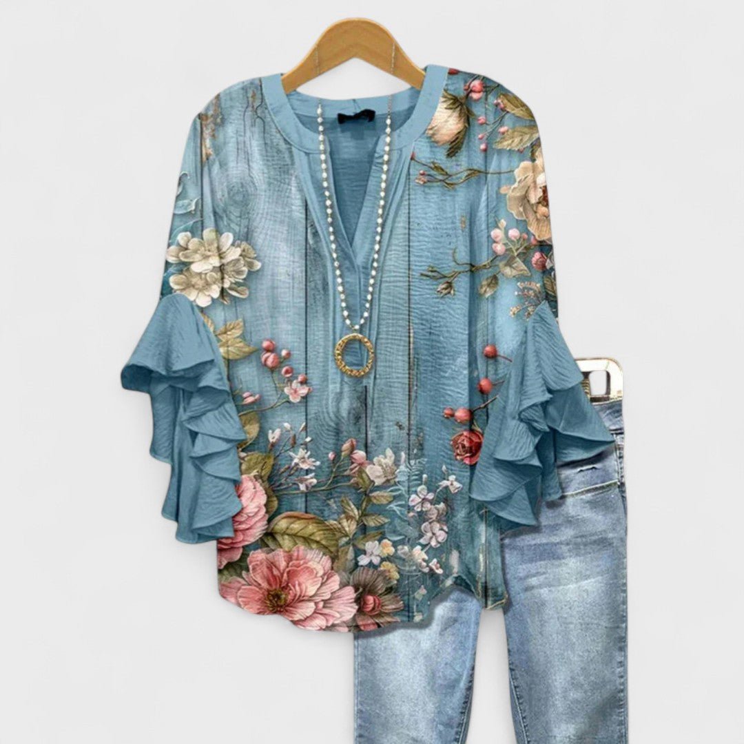 Hazel | Elegant Women’s Floral Blouse 0