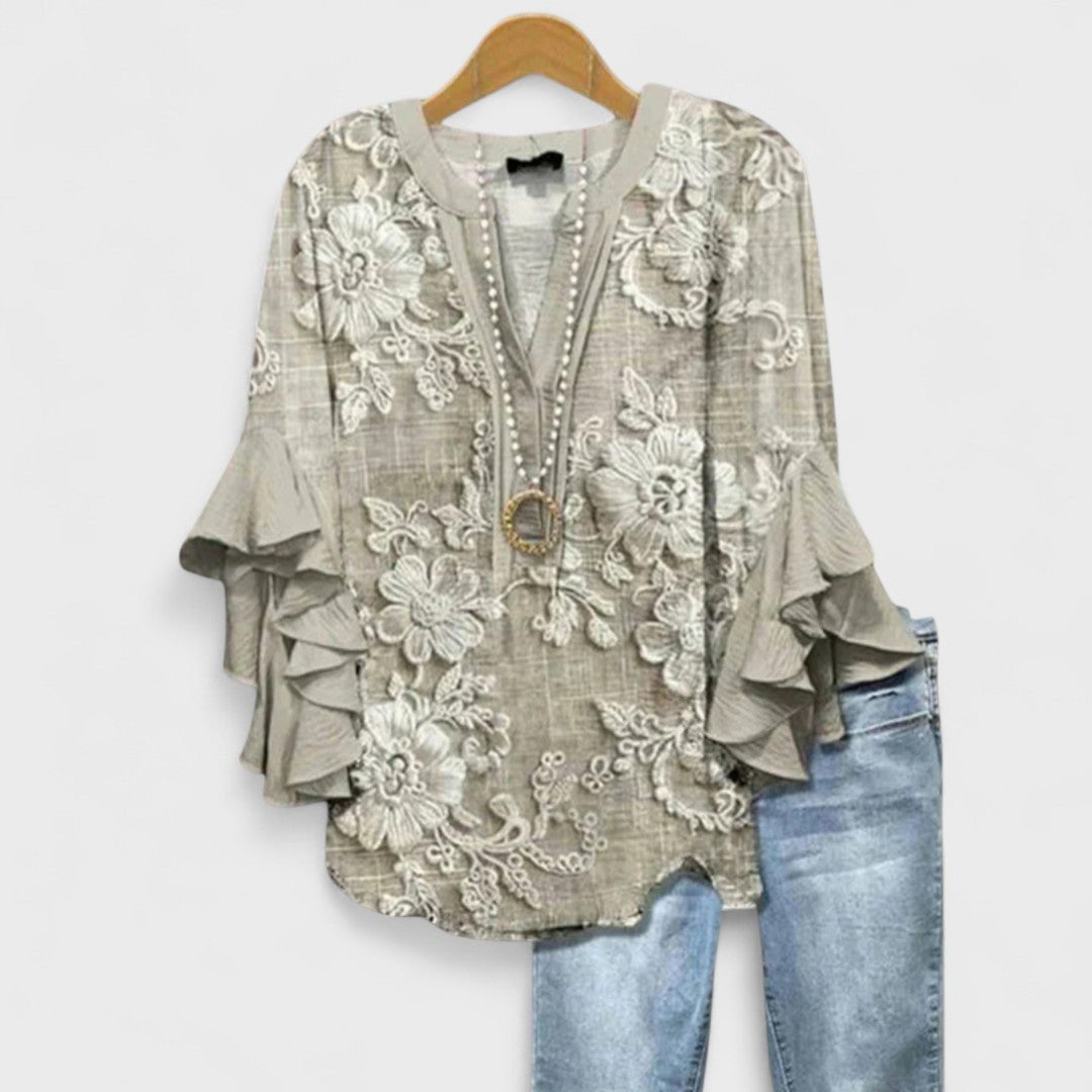 Hazel | Elegant Women’s Floral Blouse 7