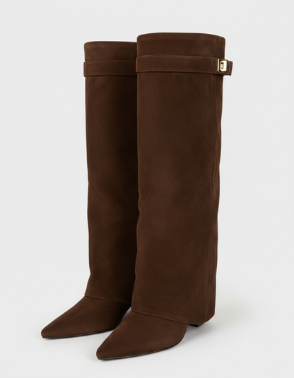 Women's Block Heel Boots | Buckle Detail & Cushioned Comfort 4