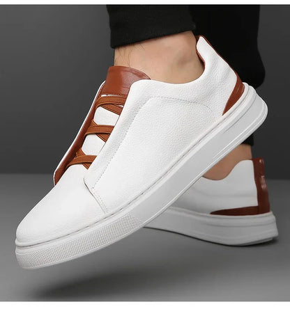 Heritage Leather Crossover Sneakers 2