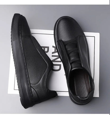 Heritage Leather Crossover Sneakers 9