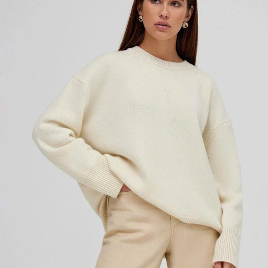 Women's Winter Jumper | Ribbed Cuffs & Warmth 1