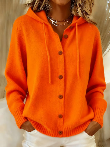Women's Long Hooded Cardigan | Oversized Knit Warmth 8