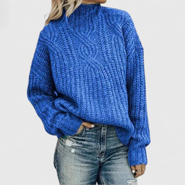 Women's Cable Knit Sweater | Relaxed Fit & Versatile Style 4