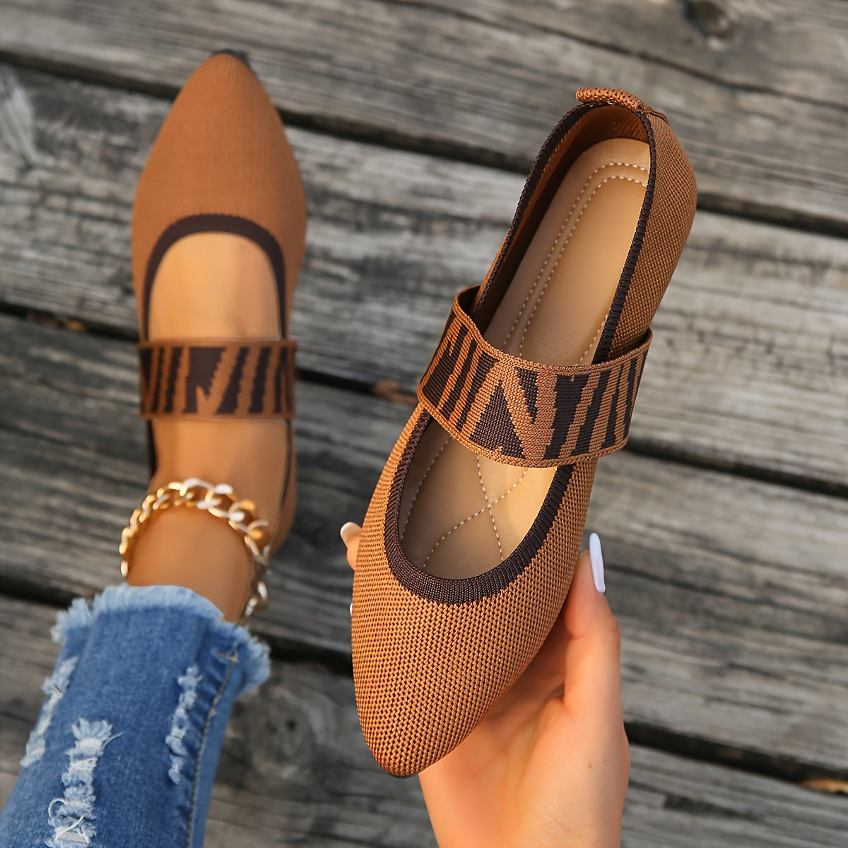 Ilyana | Patterned Ballet Flats 3