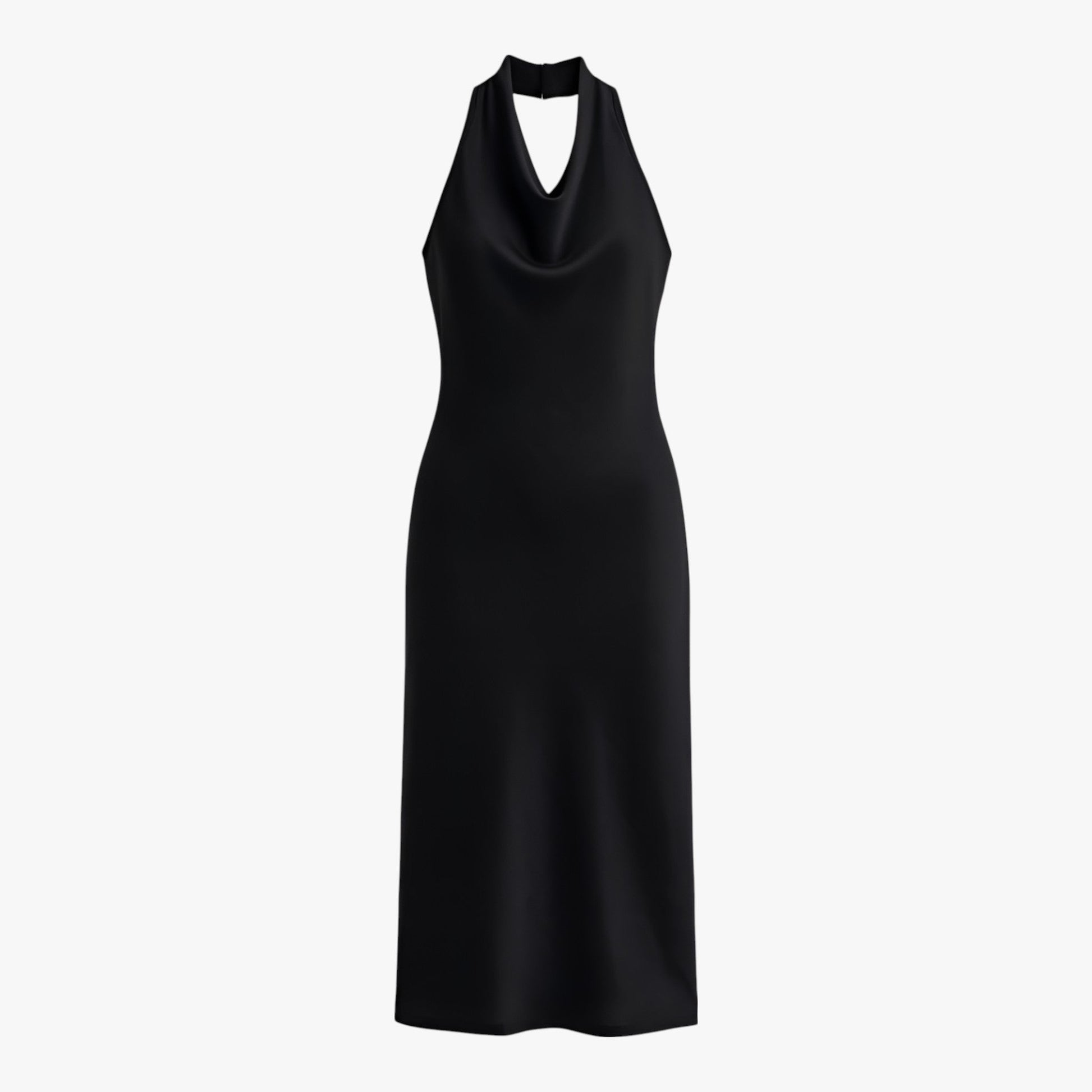 Isabella | Elegant Backless Midi Dress for Summer Chic - Lumina 0