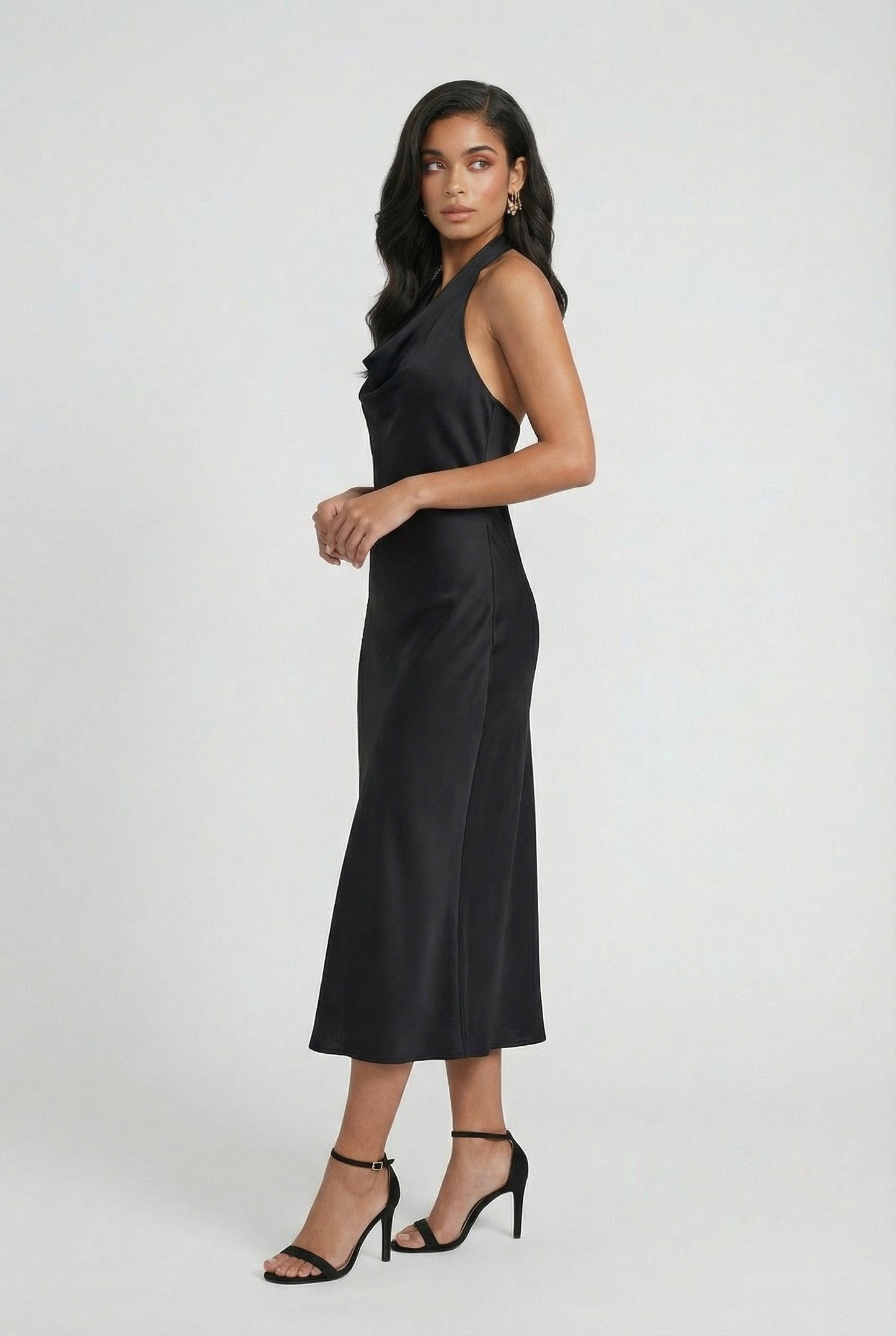 Isabella | Elegant Backless Midi Dress for Summer Chic - Lumina 2