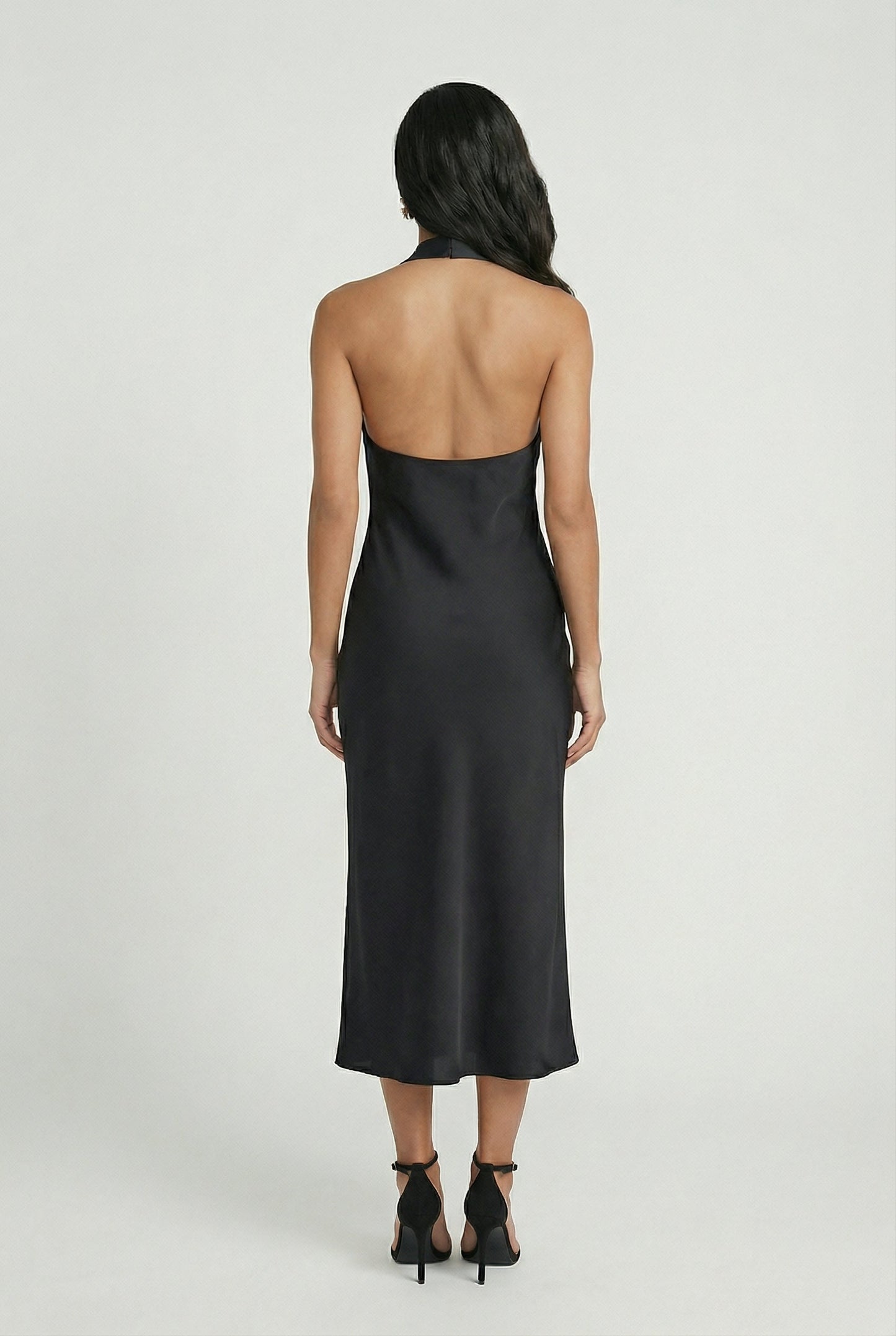 Isabella | Elegant Backless Midi Dress for Summer Chic - Lumina 3