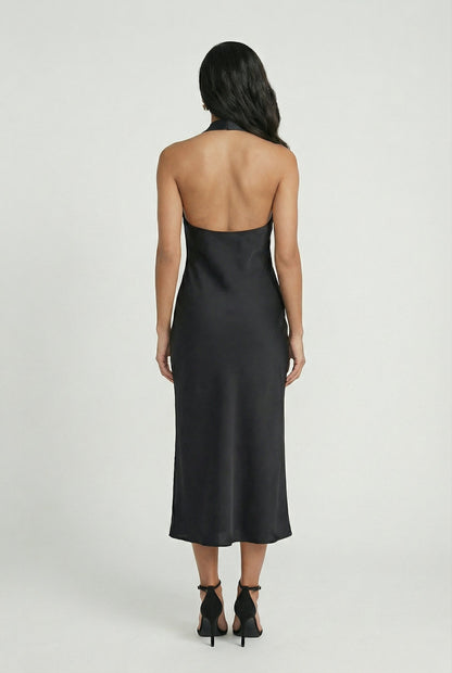 Isabella | Elegant Backless Midi Dress for Summer Chic - Lumina 3