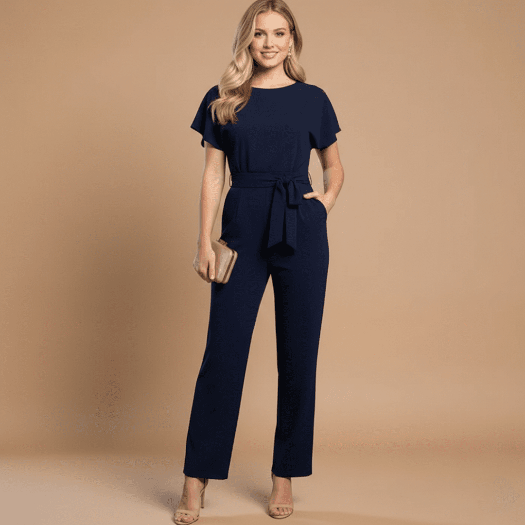 Ismeria – Women’s Tie Waist Jumpsuit 1