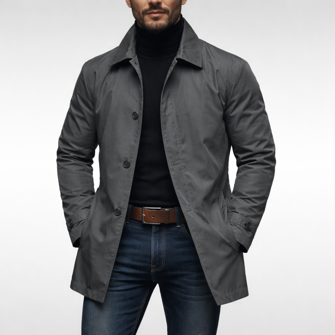 Women's Casual Coat | Tailored Straight-Cut Design 1