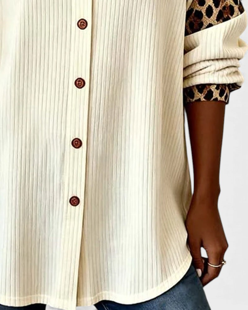 Jackie™ Leopard Print Button-Down Shirt 2