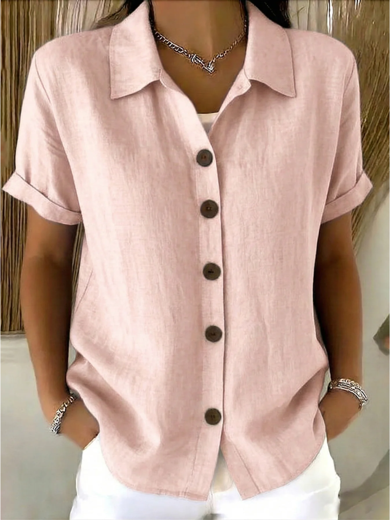 Jada - Button-Front Blouse with Elegant Fit 2