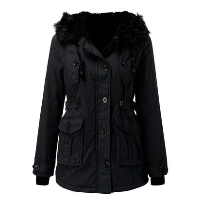 Women's Winter Parka | Hooded & Adjustable Waist 10