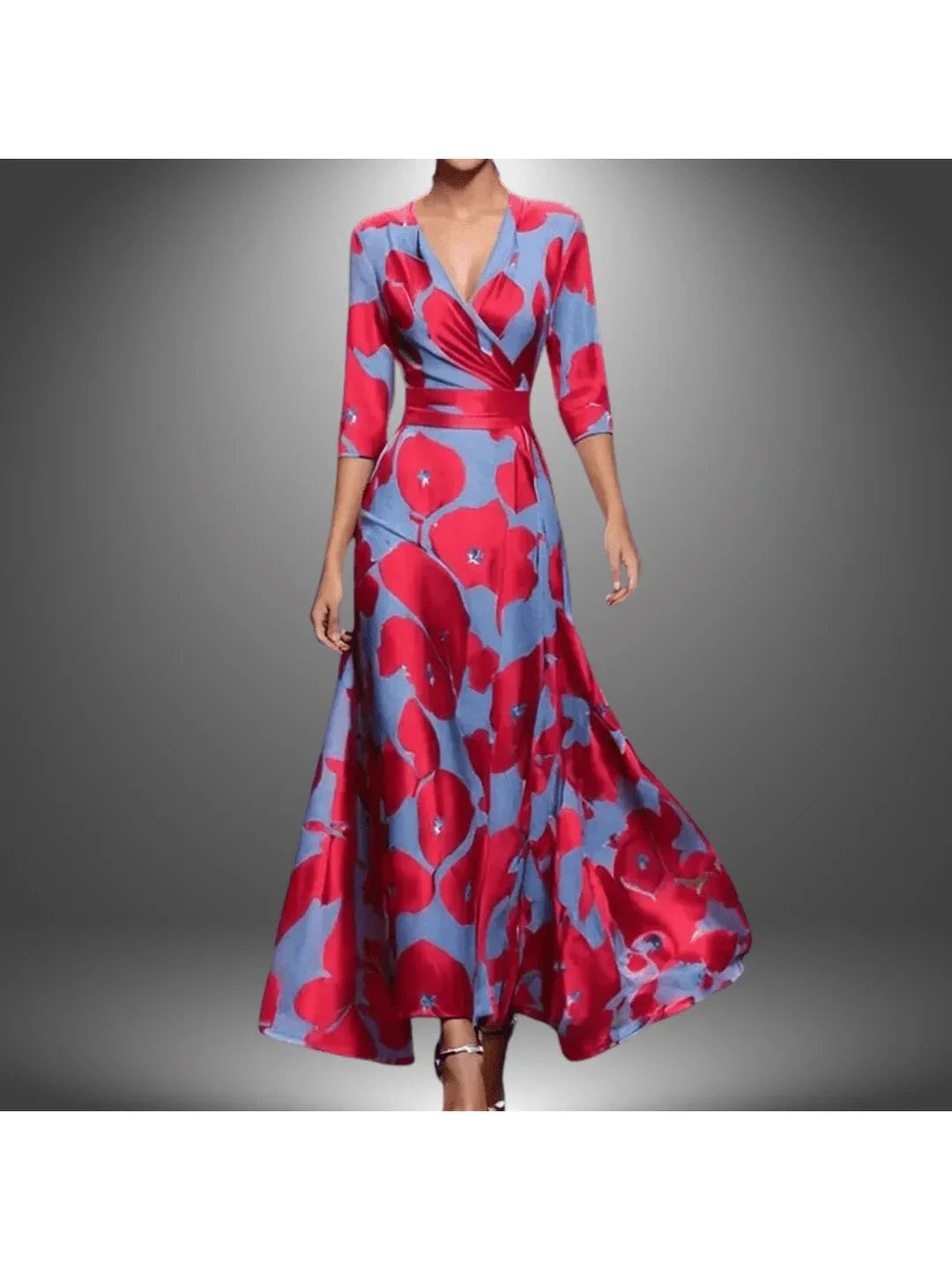 Leigh™ - Printed Wrap Dress 0