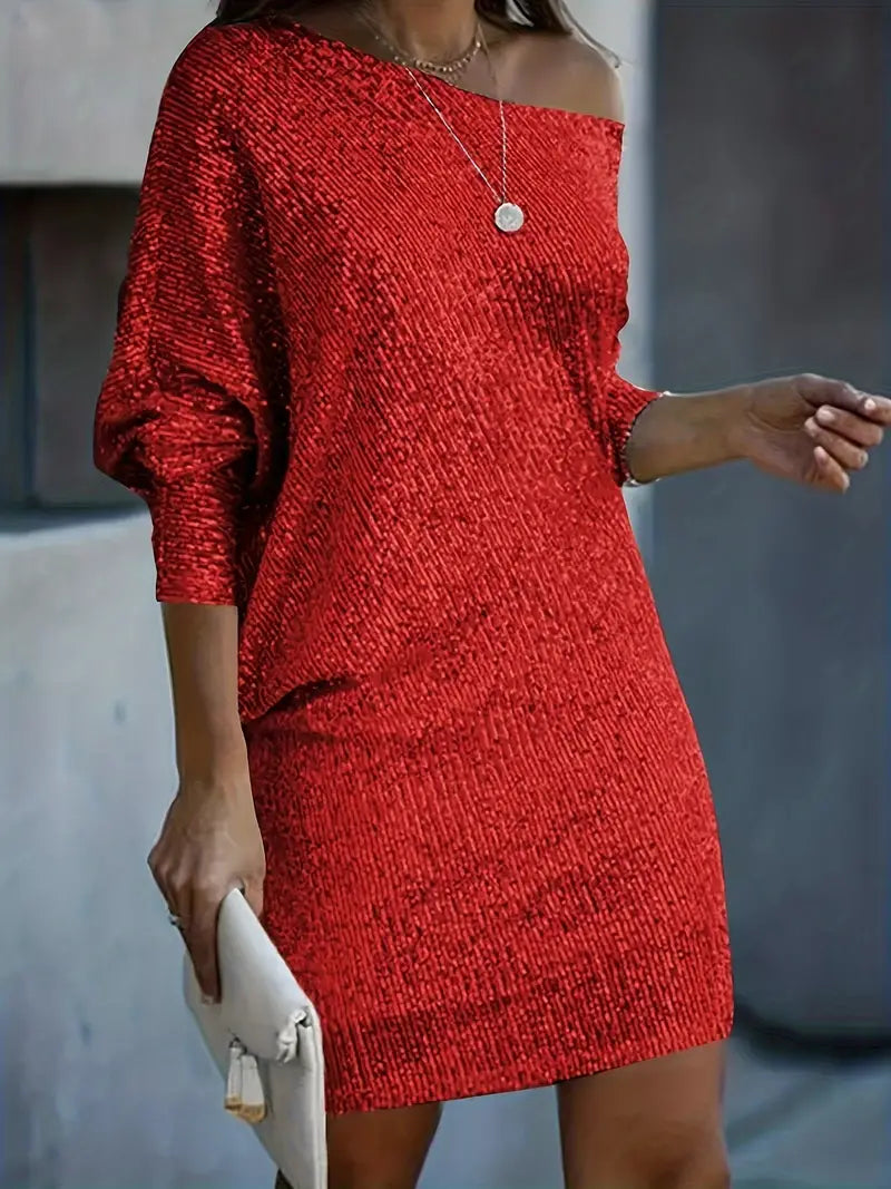 Leonie – Party Dress with Contrasting Sequins | Radiant Elegance 2
