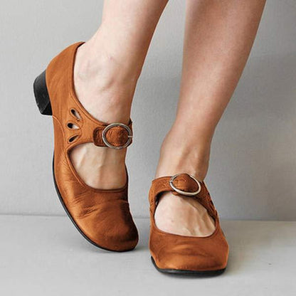 Lina - Stylish Orthopedic Leather Sandals 4