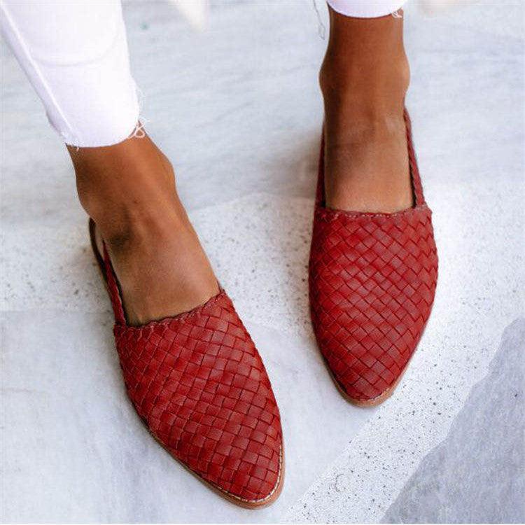 Lindora – Woven Leather Sandals for Women 2