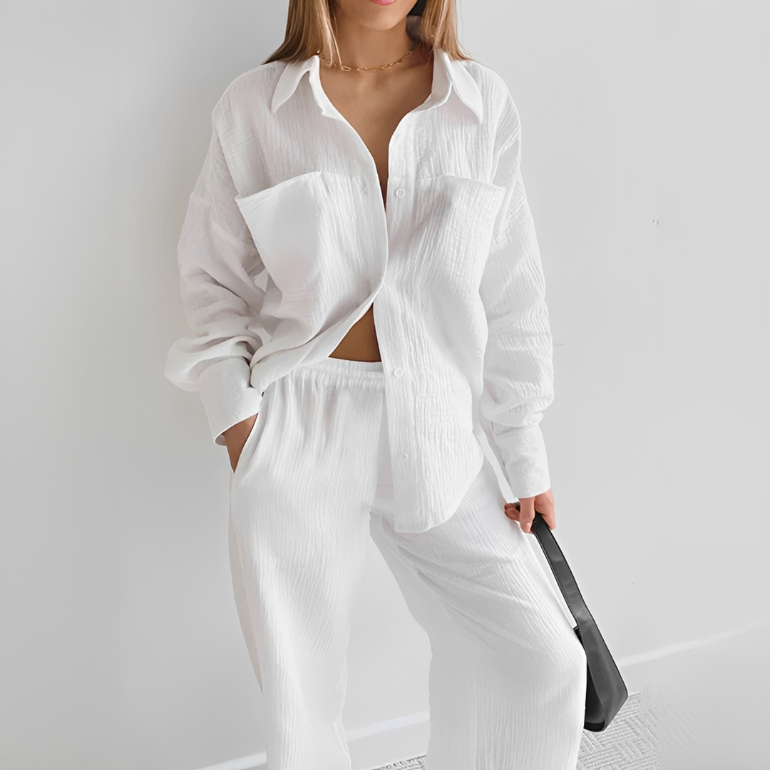 Lucille - Casual Two-Piece Outfit Set 0