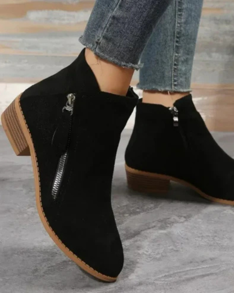 Women's Ankle Boots | Pointed Toe & Side Zip