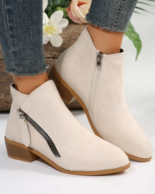 Women's Ankle Boots | Pointed Toe & Side Zip