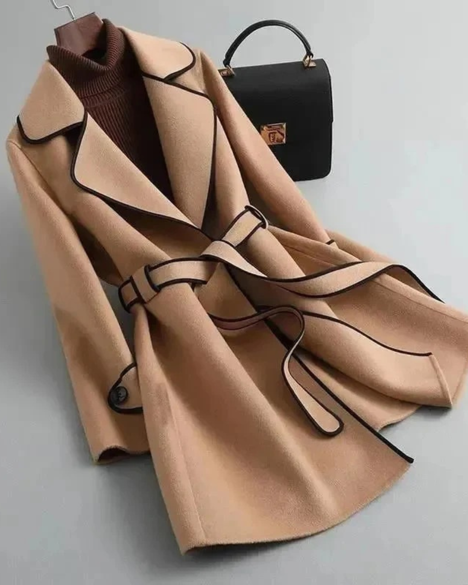Women's Belted Trench Coat | Longline & Tailored Fit 2