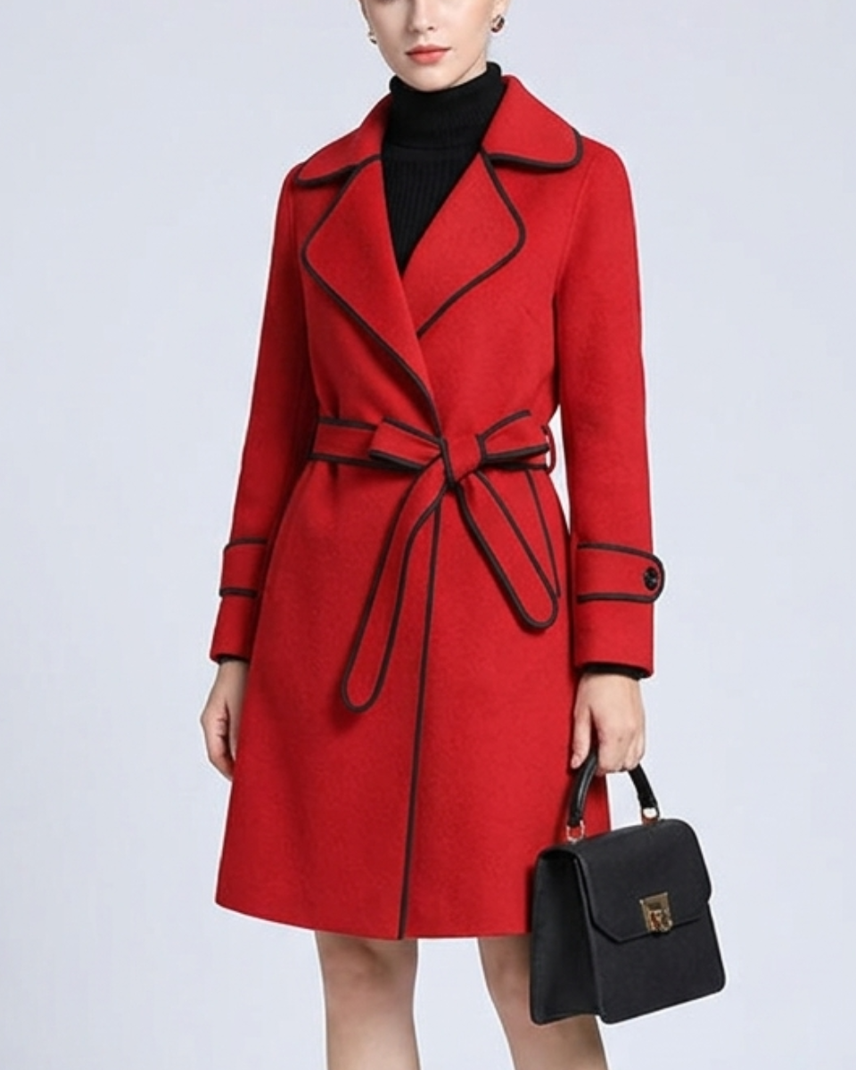 Women's Belted Trench Coat | Longline & Tailored Fit 4