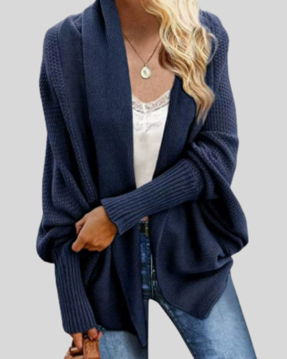 Women's Batwing Knit Cardigan | Open Front Layering