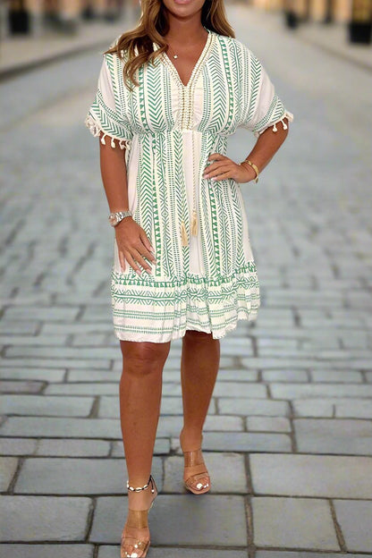 Magdalena | Stylish Printed Dress for Any Occasion