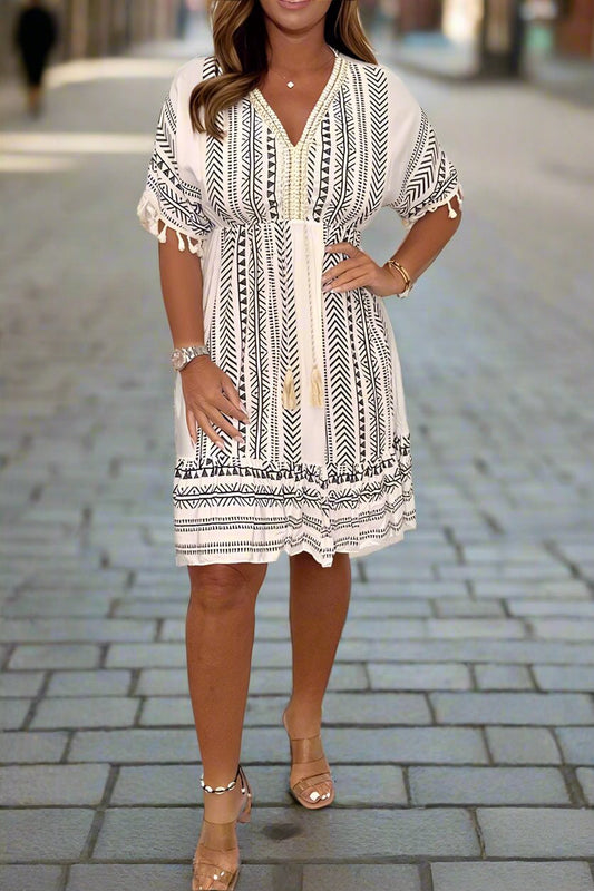 Magdalena | Stylish Printed Dress for Any Occasion