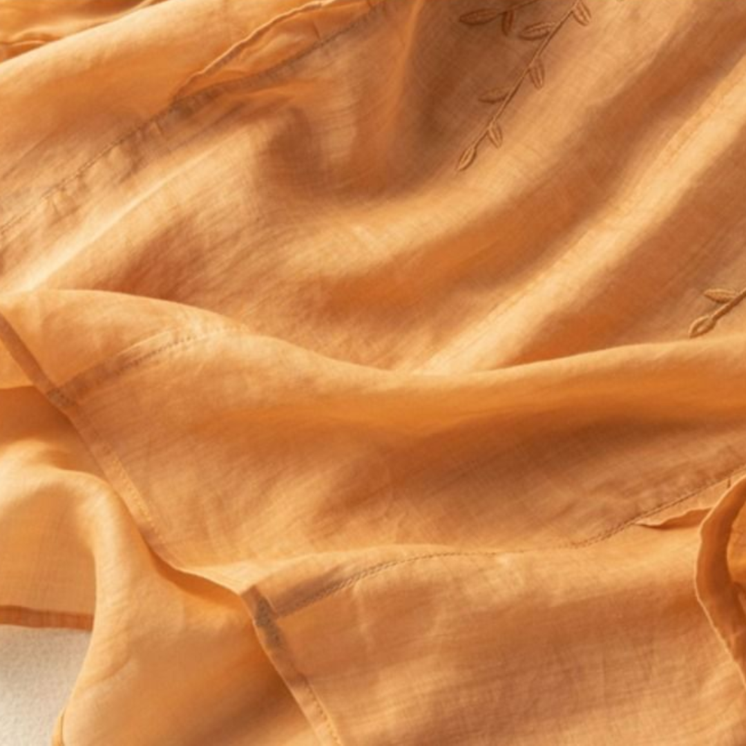 Margarita™ Loose Retro Cotton-Linen Top 3