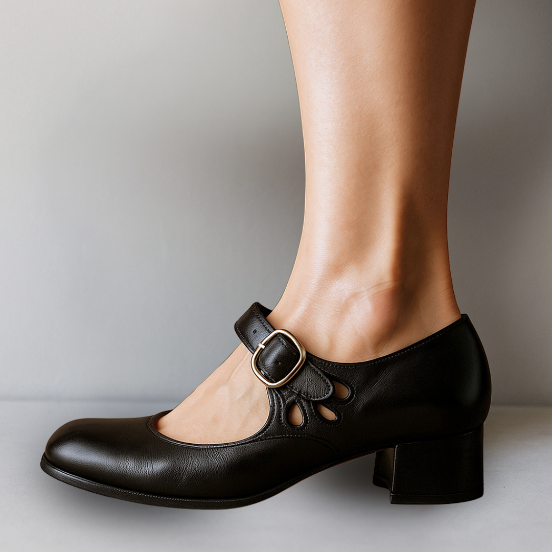 Mary Jane Shoes For Women | Buckle Strap Block Heel 1