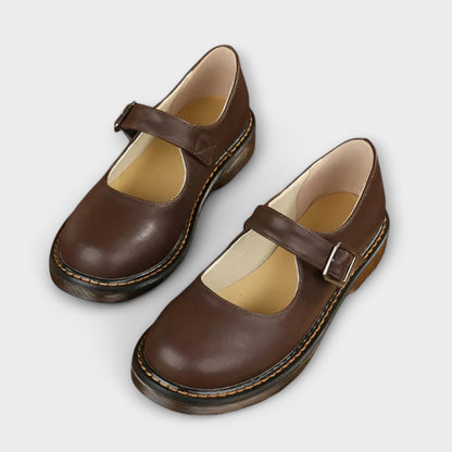 Mary Jane Shoes For Women | Buckle Strap Rounded Toe 0